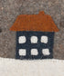 Hand Felted Wool Christmas Pillow Cover – Sleigh with Village – 12x24” - ARCADIA HOME